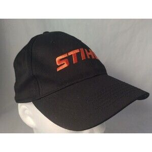STIHL Adjustable Snapback Black Hat/Cap w/Embroidered Logo-NEW!